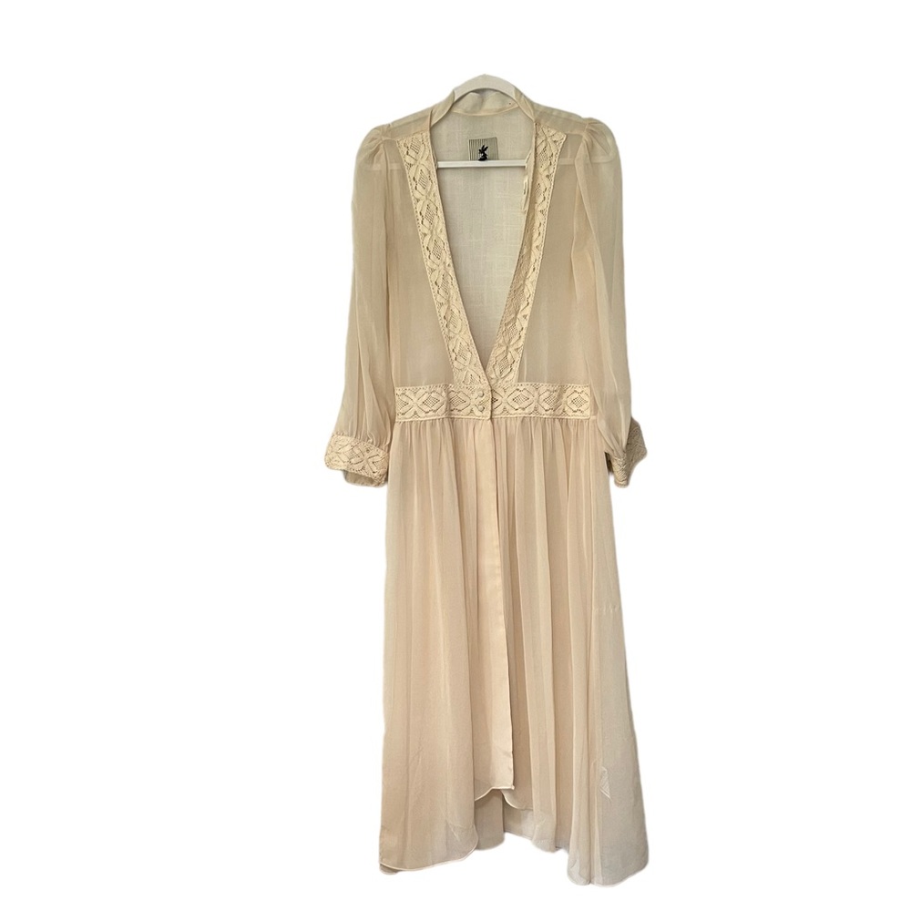 ONE TEASPOON Lace Savanna Cream Kimono Cover Up - Picture 9 of 10